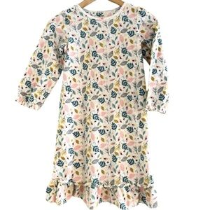 CARTERS Floral Girl’s Flannel Nightgown with Ruffle Hem